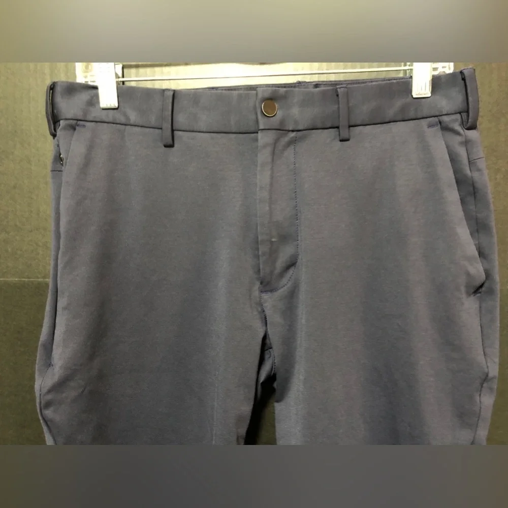 🪽Banana Republic Navy Preppy Slim Luxe Jersey City Pants